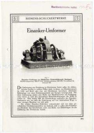 Einanker-Umformer