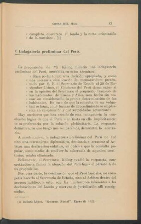 7 - Indagatoria preliminar del Perú