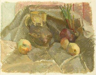 Stilleben mit Krug und Obst