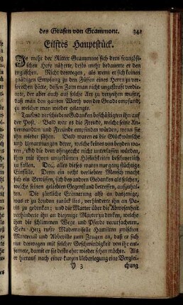 Eilftes Hauptstueck