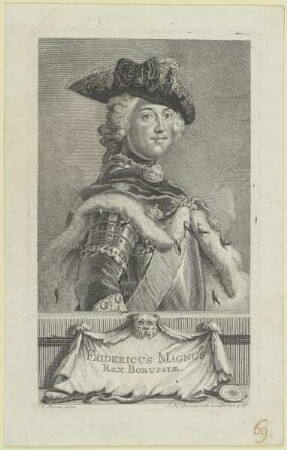 Bildnis des Fridericus Magnus, König von Preußen