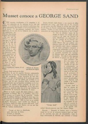 Musset conoce a George Sand