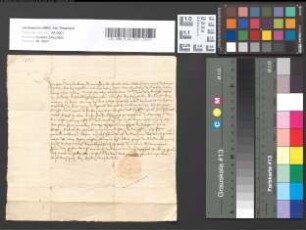 Quittung des Rentmeisters P. van Ercklenz über 57 1/2 Gulden aus dem Zoll Andernach.