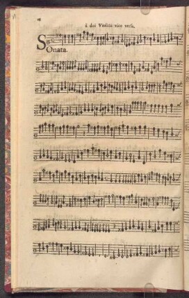 Sonata à doi Violini vice versa.