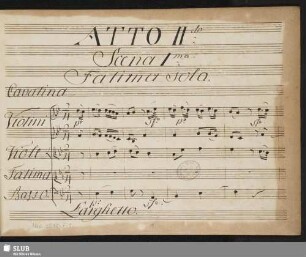 Scena I.ma: Cavatina: Vilipesa odiata
