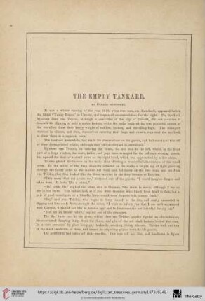 The empty Tankard