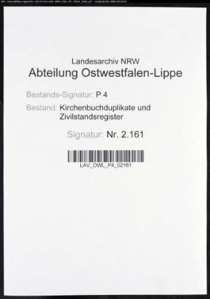 Kirchenbuchduplikate der katholischen Gemeinde (GHT 1865-1870). (Gemeinde: Balve, katholische Gemeinde)