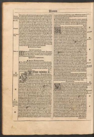 Incipit. Naum propheta.