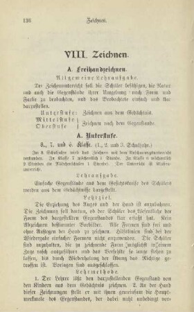 VIII. Zeichnen