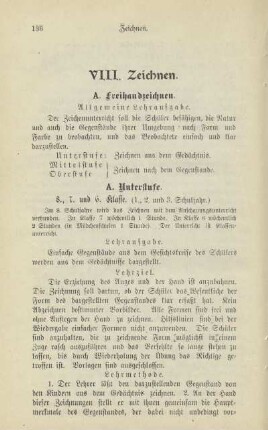 VIII. Zeichnen