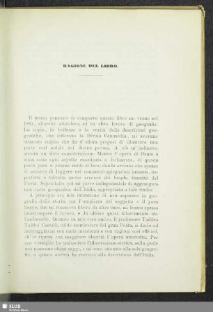 Ragione Del Libro
