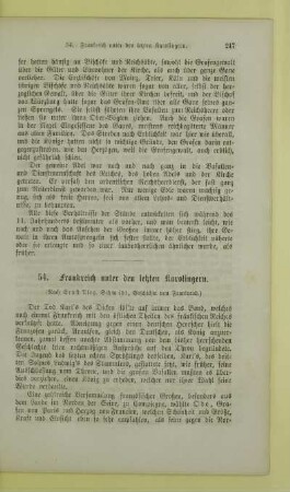 Frankreich unter den letzten Karolingern