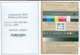 Entnazifizierung Wilhelm Herrfurth , geb. 01.06.1879 (Schuhmacher)