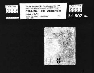 Zinsen der Abtei Neustadt in dem Dorf Waldzell, renoviert anno 1756 (mit Register)