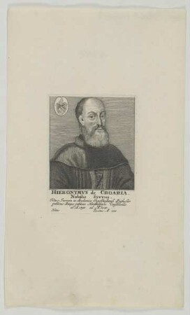 Bildnis des Hieronymus de Croaria