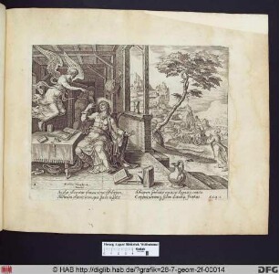 Der Engel erscheint dem heiligen Philippus.