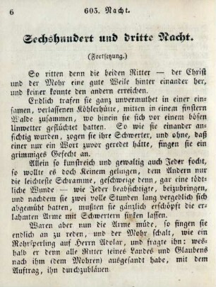 Sechshundert und dritte Nacht