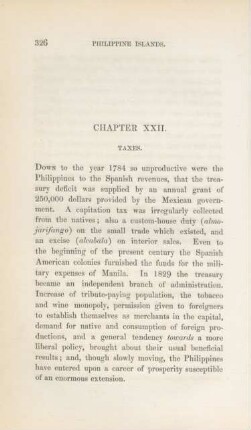 Chapter XXII. Taxes
