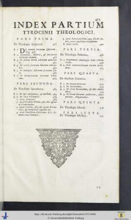 Index partium.