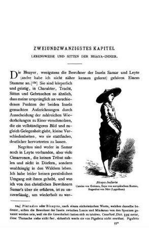 Zweiundzwanzigstes Kapitel Lebensweise Und Sitten Der Bisaya-Indier.