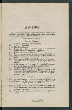 Escena primera.