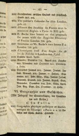 65-75, VI. Geographie und Geschichte