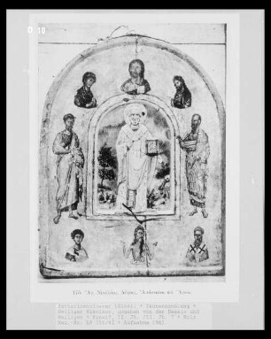 Heiliger Nikolaus, umgeben von der Deesis und Heiligen