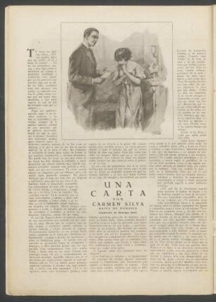 Una carta : Ilustración de Martínez Jerez