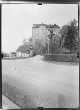 Kohren-Sahlis-Gnandstein. Burg Gnandstein (Baubeginn A. 13. Jh.). Südflügel (Teilansicht)
