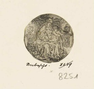 Thronende Maria mit dem Christuskind
