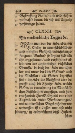 (CLXXII.) Die verderbliche Begierde.