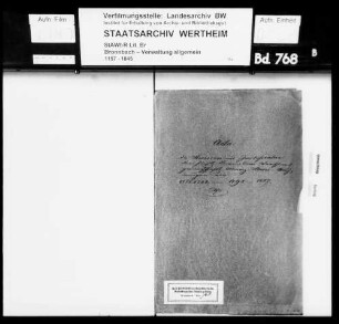 Revision und Justifikatur der fürstlich löwenstein-wertheimischen gemeinschaftlichen Münz-Bau-Rechnungen
