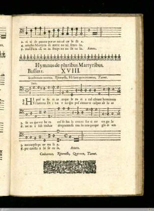 Hymnus de pluribus Martyribus.