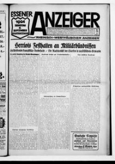 Essener Anzeiger. 1919-1940