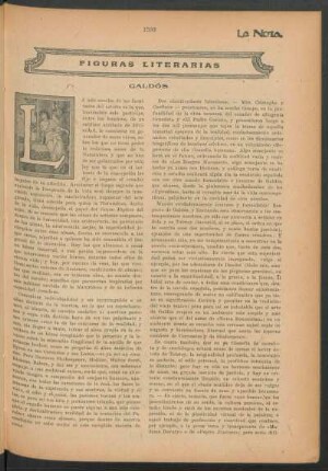 Figuras literarias : Galdós