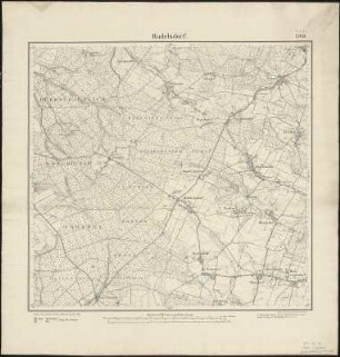 Meßtischblatt 2709 : Rudelsdorf, 1887 : Rudelsdorf. - Aufn. 1885. - 1:25000. - [Berlin]: Reichsamt für Landesaufnahme, 1887. - 1 Kt.