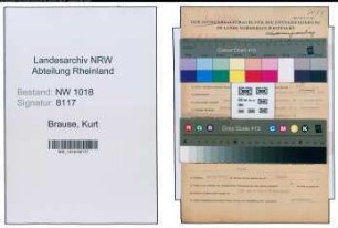Entnazifizierung Kurt Brause , geb. 03.12.1911 (Arbeiter)