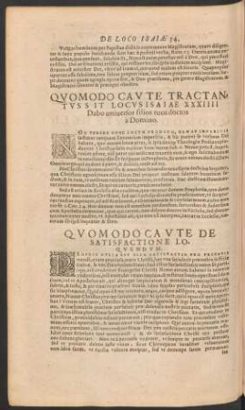 Quomodo Caute De Satisfactione Loquendum.