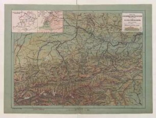Karte des Erzherzogtums Österreich ob der Enns und des Herzogtums Salzburg