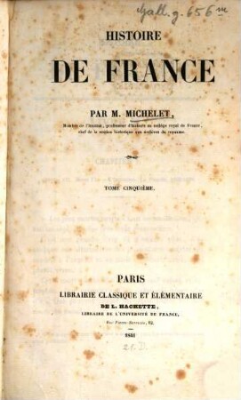 Histoire de France, 5
