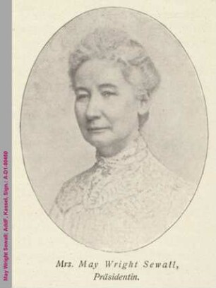 Porträt von May Wright Sewall