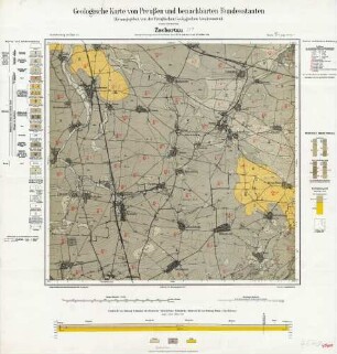 [4540] Zschortau, Geologische Karte von Preußen und benachbarten Bundesstaaten