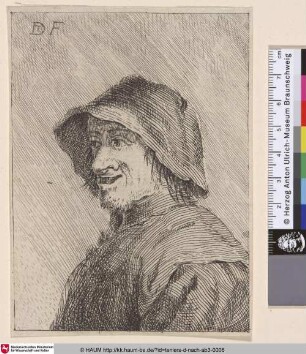[Ein nach links blickender Bauer; A Peasant Looking to the Left]