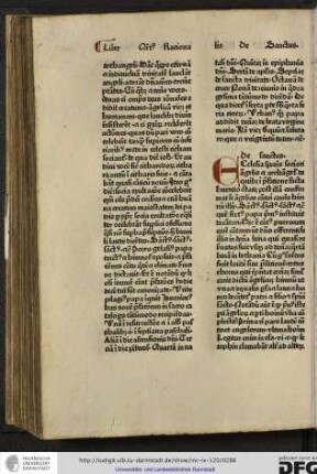 De sanctus.