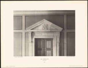 Neues Stadthaus, Berlin: Detail Tor Saal 2.OG (aus: Neubauten der Stadt Berlin, Bd. X, 1911)