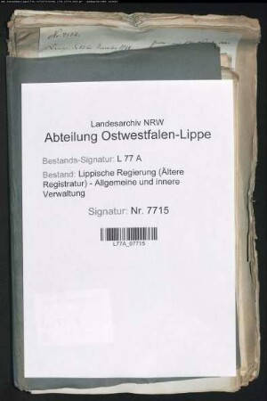 Maischsteuer aus der Stadt Detmold