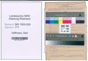 Entnazifizierung Karl Hoffmann , geb. 25.12.1908 (Bahninspektor)