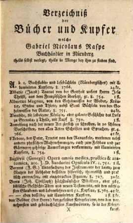 Fortgesetzter Wappen-Calender auf das Jahr ... oder jährliches Handbuch der neuesten Genealogie und Heraldik. 1766, 1766