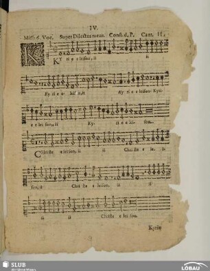 IV. Grimm, Heinrich: Missa super Dilectus meus mihi