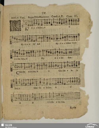 IV. Grimm, Heinrich: Missa super Dilectus meus mihi